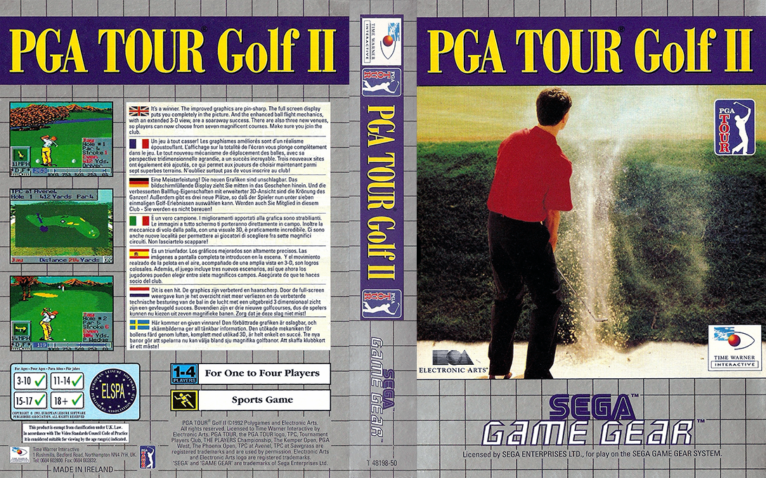 Pga Tour Golf 2 — box-texture (EU)