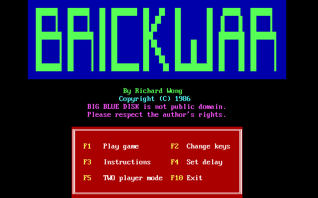 Brickwar box art