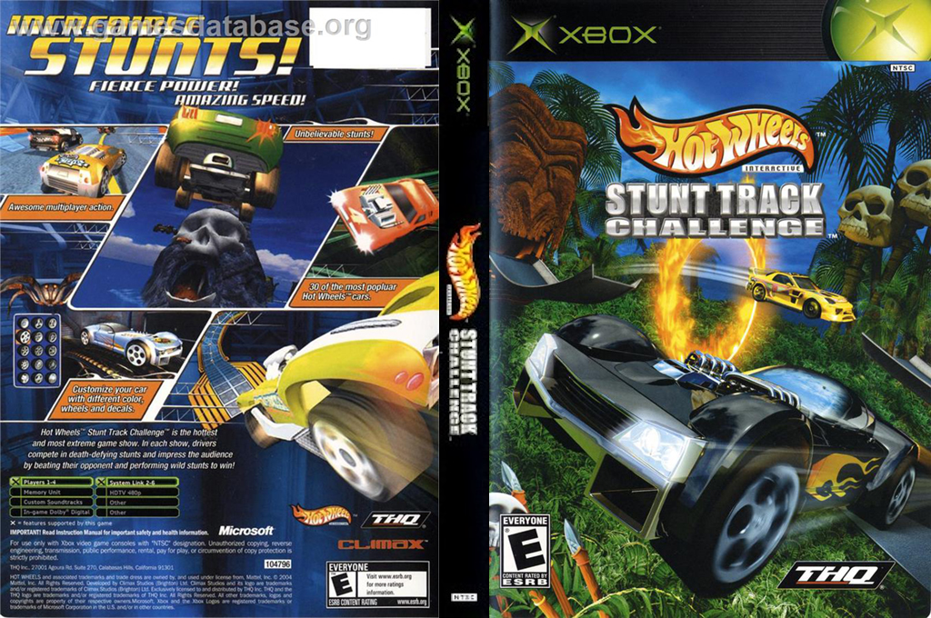 Hot Wheels - Stunt Track Challenge — box-texture (US)
