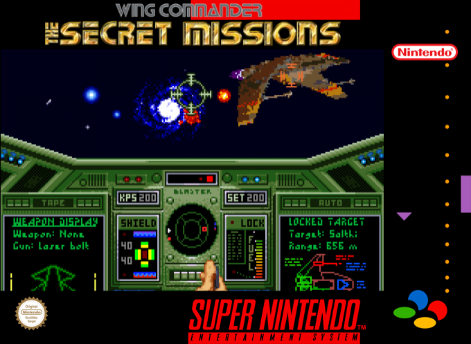 Wing Commander - The Secret Missions — box-2D (SS)