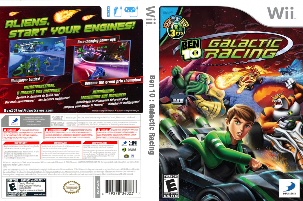 Ben 10 - Galactic Racing — box-texture (US)
