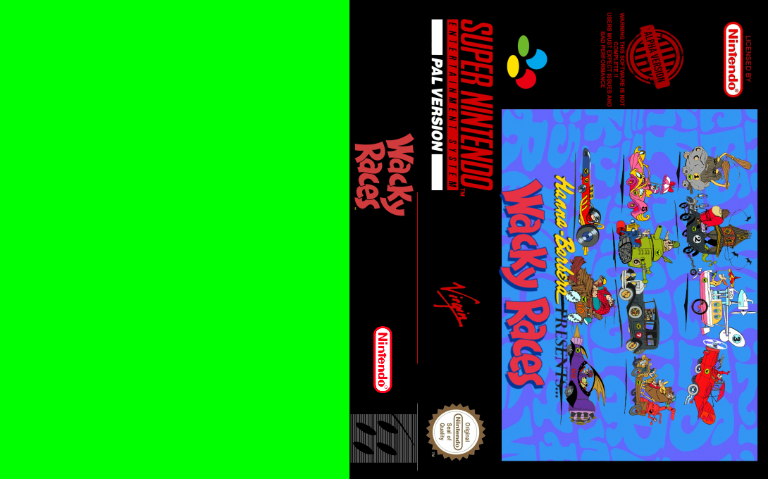 Wacky Races — box-texture (EU)