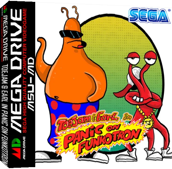 ToeJam & Earl in Panic on Funkotron — box-3D (WOR)