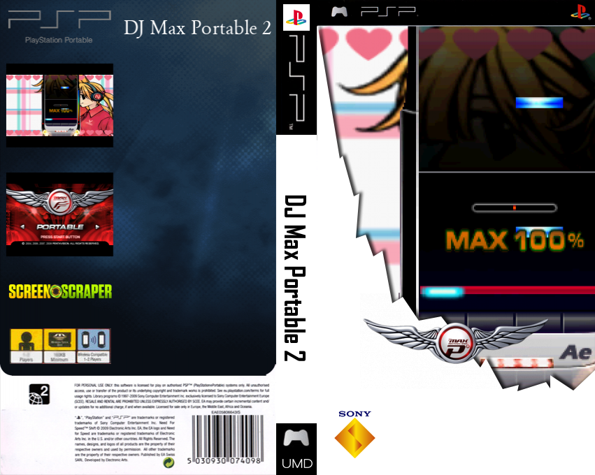 DJ Max Portable 2 — box-texture (SS)