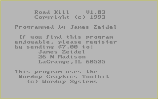Road Kill box art