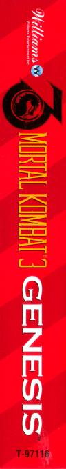Mortal Kombat 3 — box-2D-side (US)