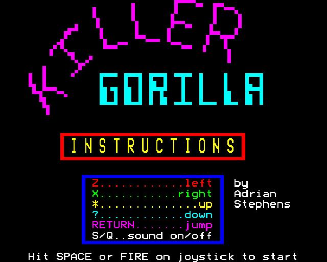 Killer Gorilla — sstitle (EU)
