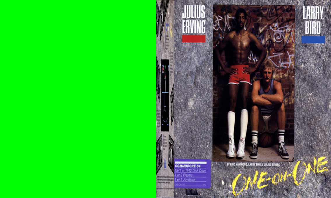 Julius Erving and Larry Bird Go One on One — box-texture (US)