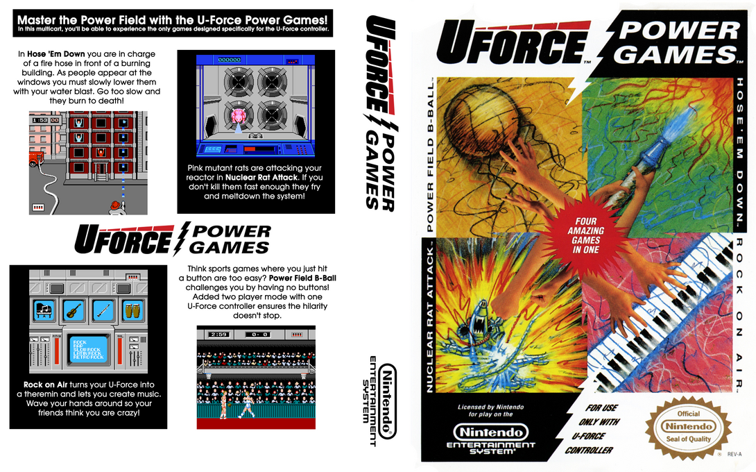 Uforce Power Games — box-texture (US)