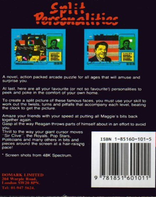 Split Personalities — box-2D-back (EU)