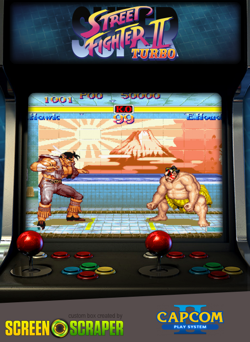 Super Street Fighter II Turbo — box-2D (SS)