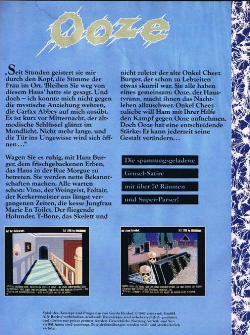 Ooze - Als die Geister muerbe wurden — box-2D-back (DE)