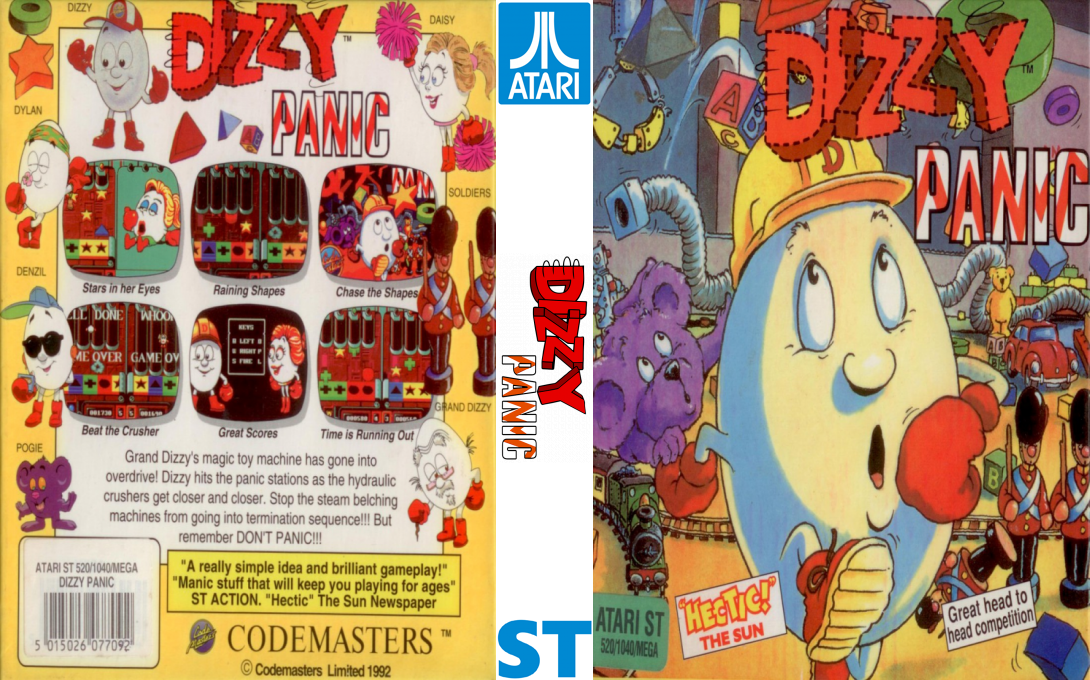 Dizzy Panic — box-texture (EU)