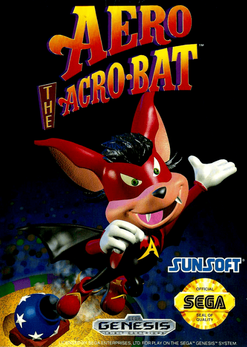 Aero The Acro-bat box art