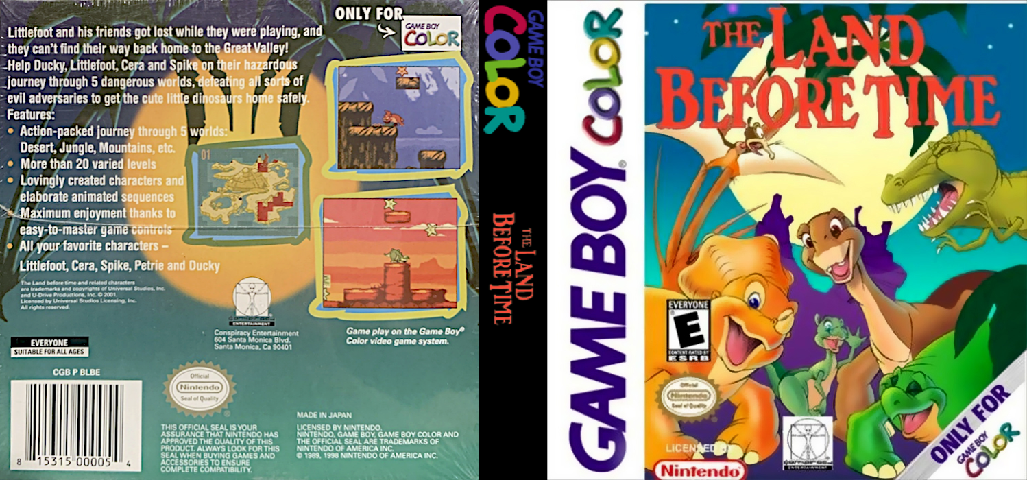 The Land Before Time — box-texture (US)
