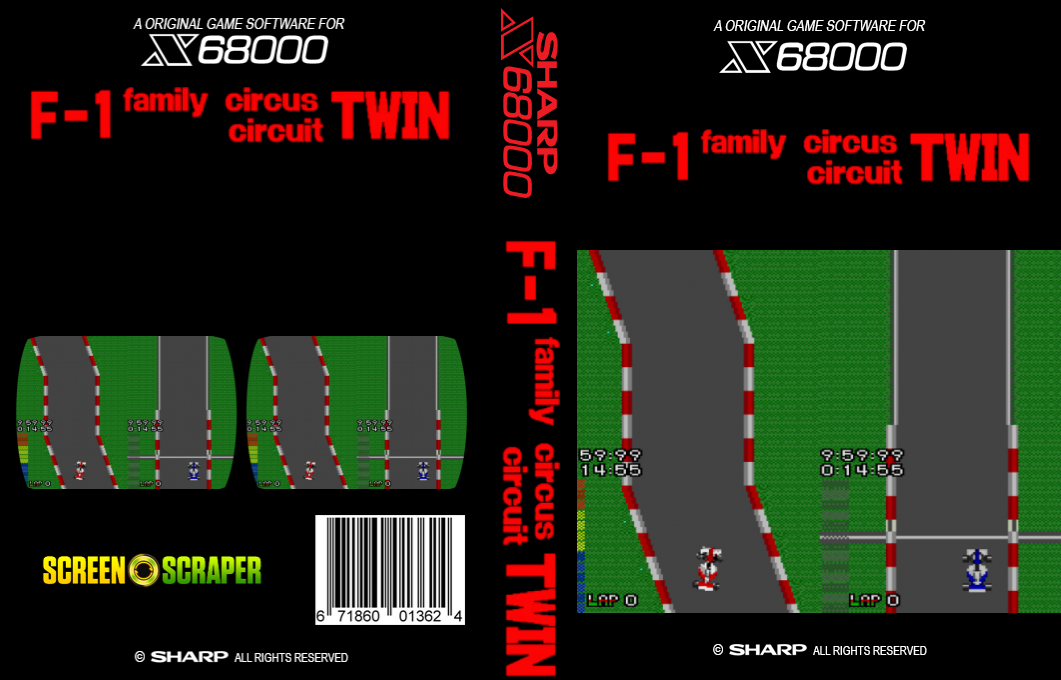 F-1 Family Circus Circuit Twin — box-texture (SS)
