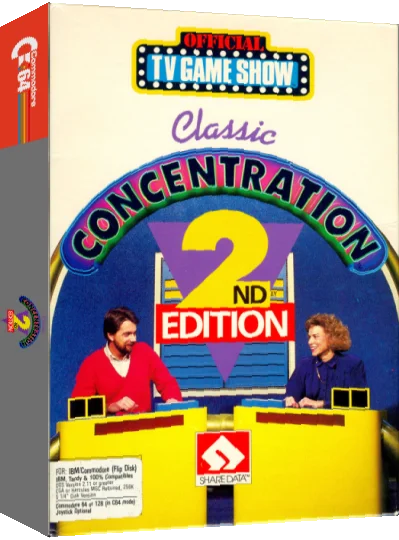 Classic Concentration - Second Edition — box-3D (US)