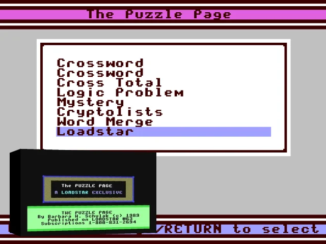 The Puzzle Page #063 — mixrbv2 (WOR)