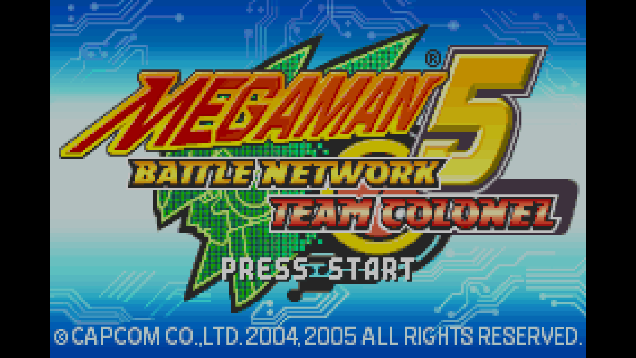 Mega Man Battle Network 5 - Team Colonel — sstitle (WOR)