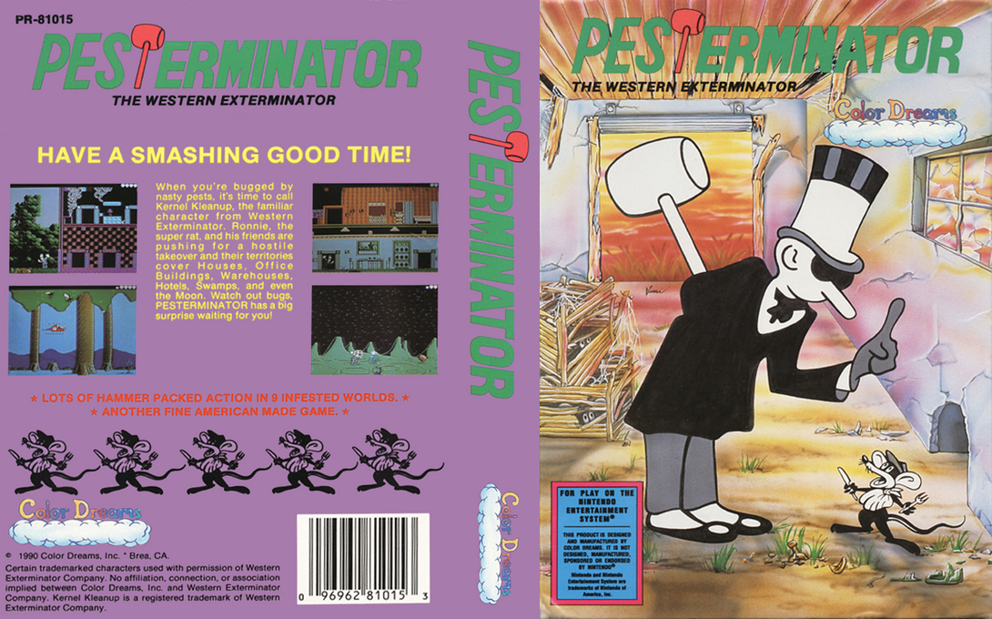 Pesterminator - The Western Exterminator — box-texture (US)