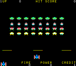 unknown 'Space Invaders' gambling game — sstitle (WOR)