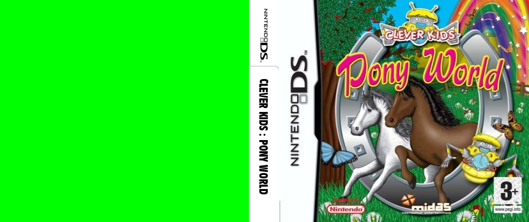 Clever Kids - Pony World — box-texture (EU)