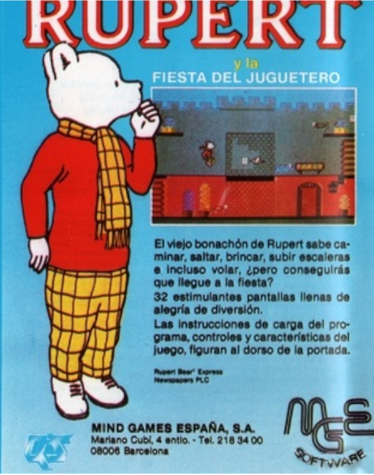 Rupert and the Toymaker's Party — box-2D-back (SP)