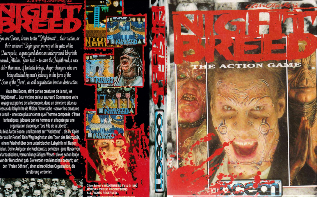 Nightbreed - The Action Game — box-texture (EU)