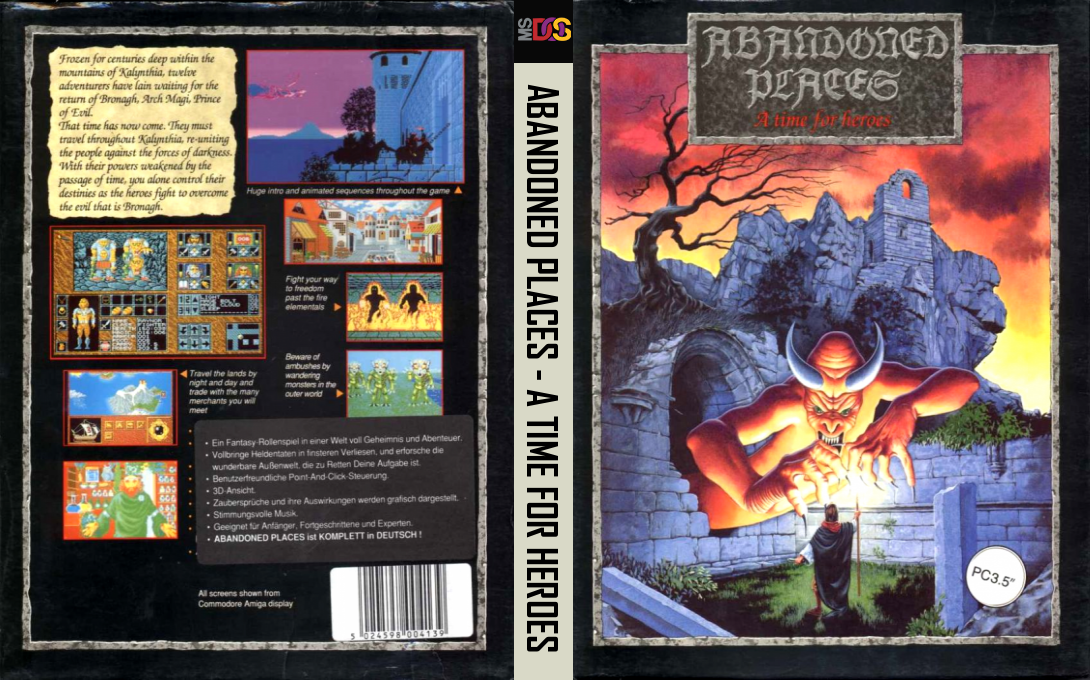 Abandoned Places - A Time For Heroes — box-texture (EU)