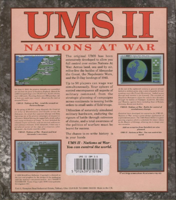 Ums 2 - Nations At War — box-2D-back (EU)