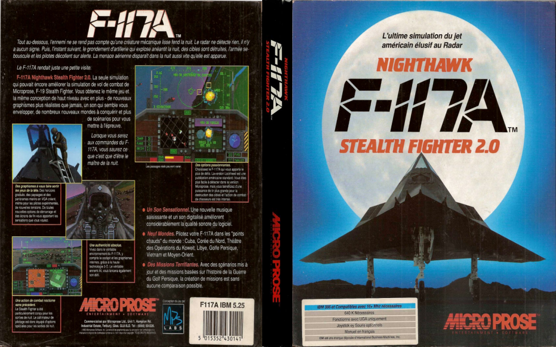 F-117a Nighthawk Stealth Fighter 2.0 — box-texture (FR)