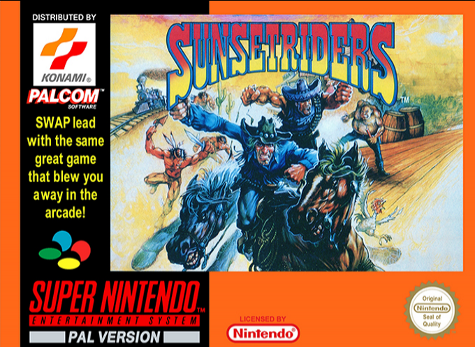 Sunset Riders — box-2D (EU)