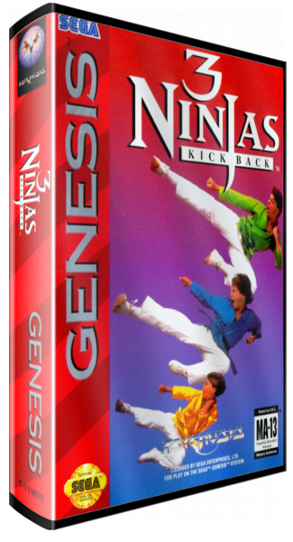 3 Ninjas Kick Back — box-3D (US)