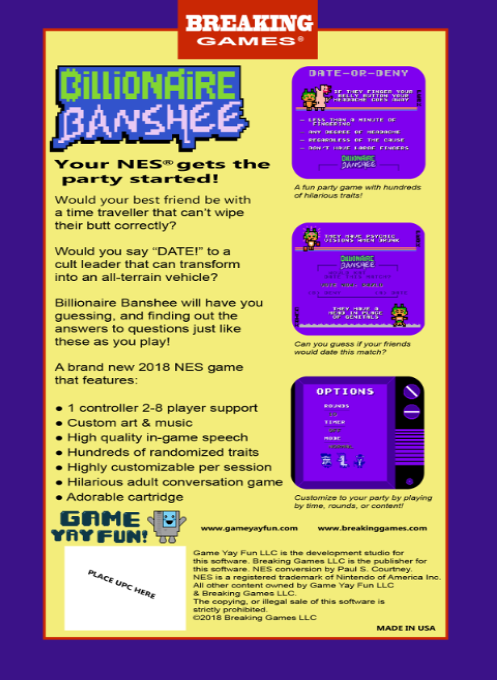 Billionaire Banshee — box-2D-back (WOR)