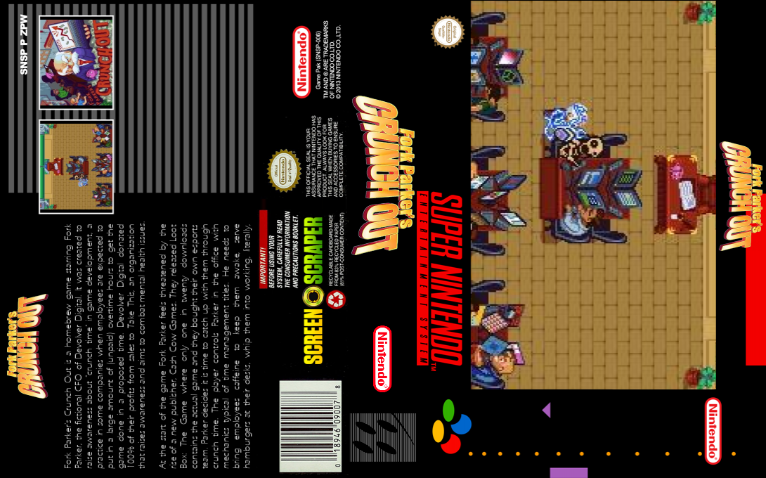 Fork Parker's Crunch Out — box-texture (SS)