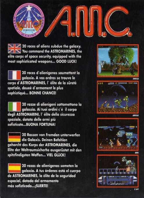 A.M.C. - Astro Marine Corps — box-2D-back (EU)