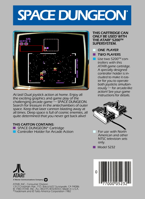 Space Dungeon — box-2D-back (US)