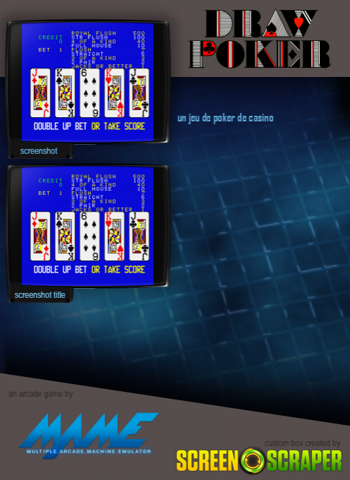 Amstar Draw Poker — box-2D-back (SS)