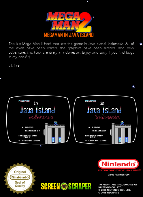 MegaMan II : MegaMan In Java Island — box-2D-back (SS)