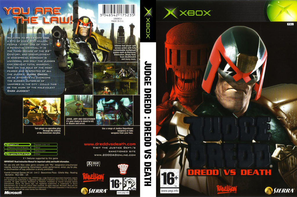 Judge Dredd - Dredd vs. Death — box-texture (EU)