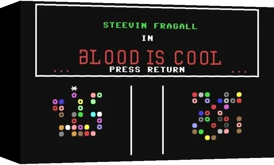 Blood is Cool — box-3D (WOR)
