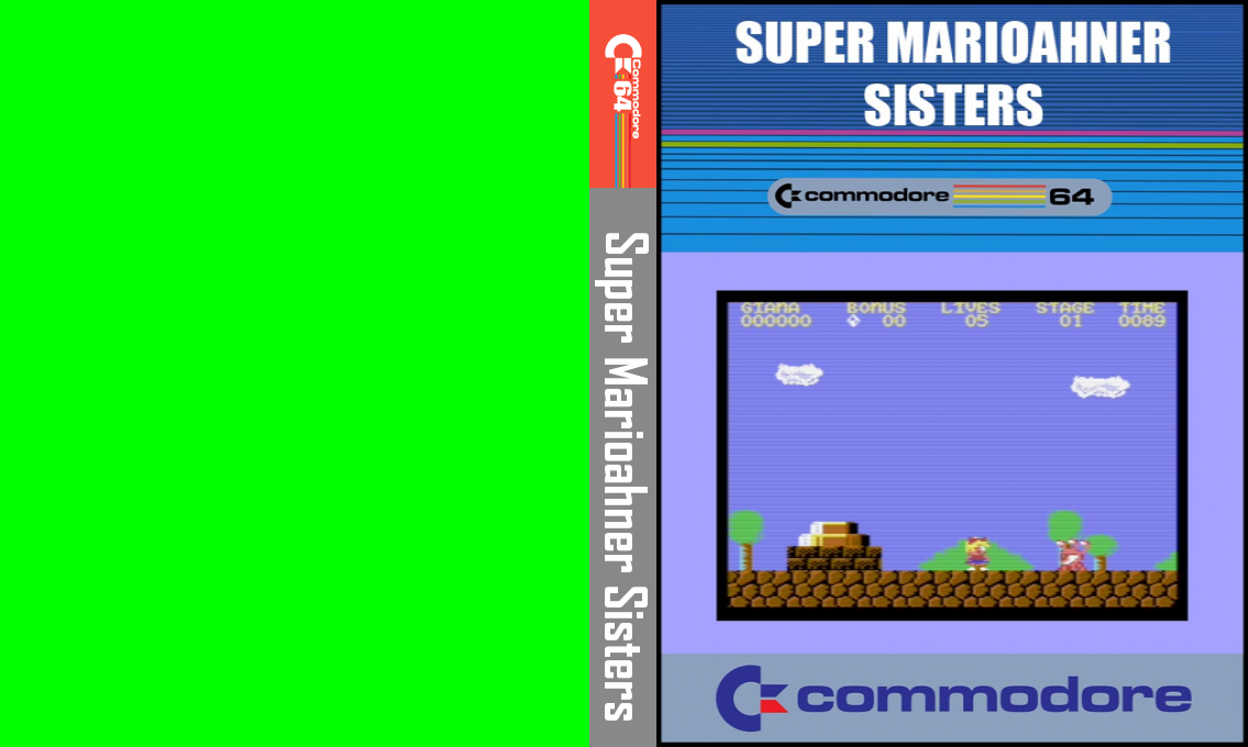 Super Marioahner Sisters — box-texture (CUS)