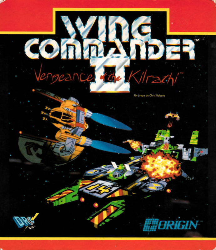 Wing Commander 2 - Vengeance of the Kilrathi — box-2D (SP)