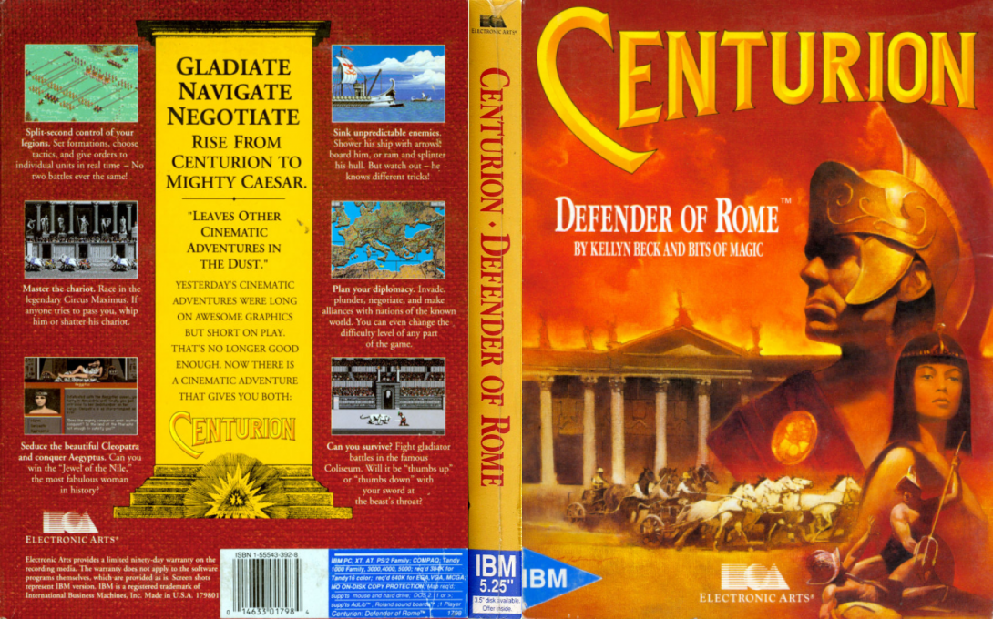 Centurion - Defender Of Rome — box-texture (US)