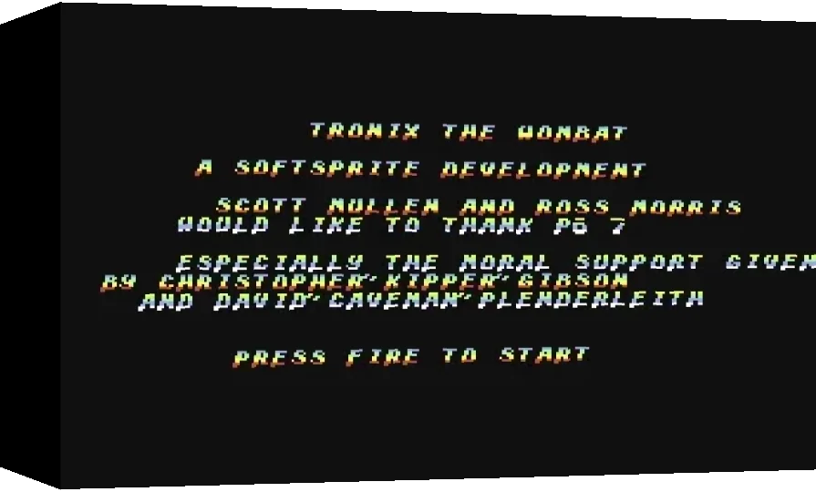Tronix the Wombat — box-3D (WOR)