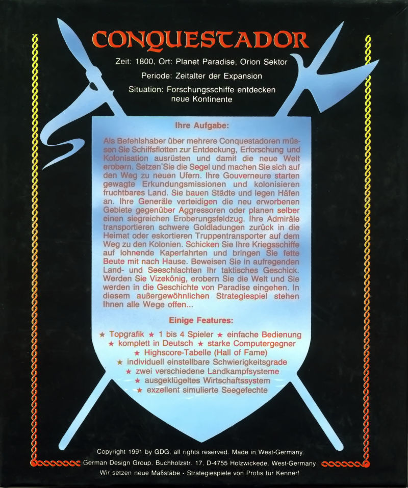 Conquestador — box-2D-back (EU)
