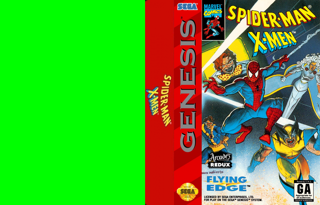 Spider-Man : X-Men - Arcade's Redux — box-texture (WOR)