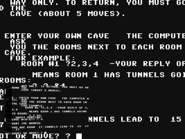 Hunt The Wumpus 2 — mixrbv2 (WOR)