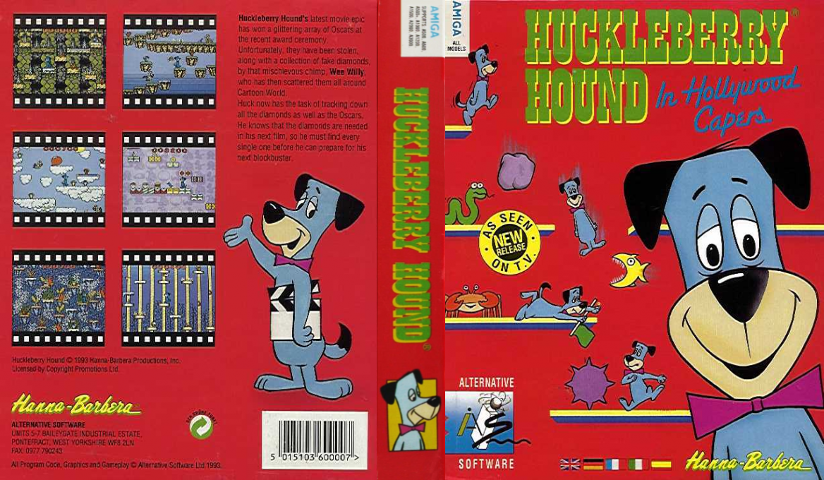 Huckleberry Hound in Hollywood Capers — box-texture (EU)