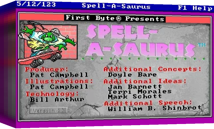 Spell-A-Saurus — box-3D (WOR)